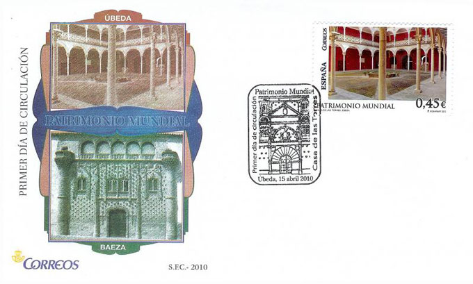 Sobre Franqueado de primer día de circulación - Úbeda: Patrimonio Mundial - Úbeda