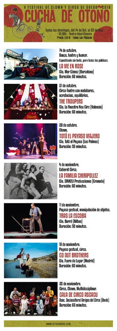 V Festival de Clown y Circo CUCHA!! DE OTOÑO´18