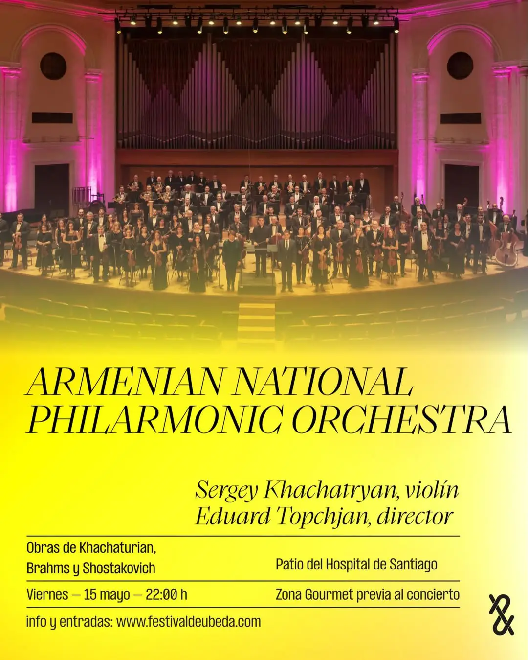 Festival Internacional de Música y Danza 'Ciudad de Úbeda' - ARMENIAN NATIONAL PHILHARMONIC ORCHESTRA