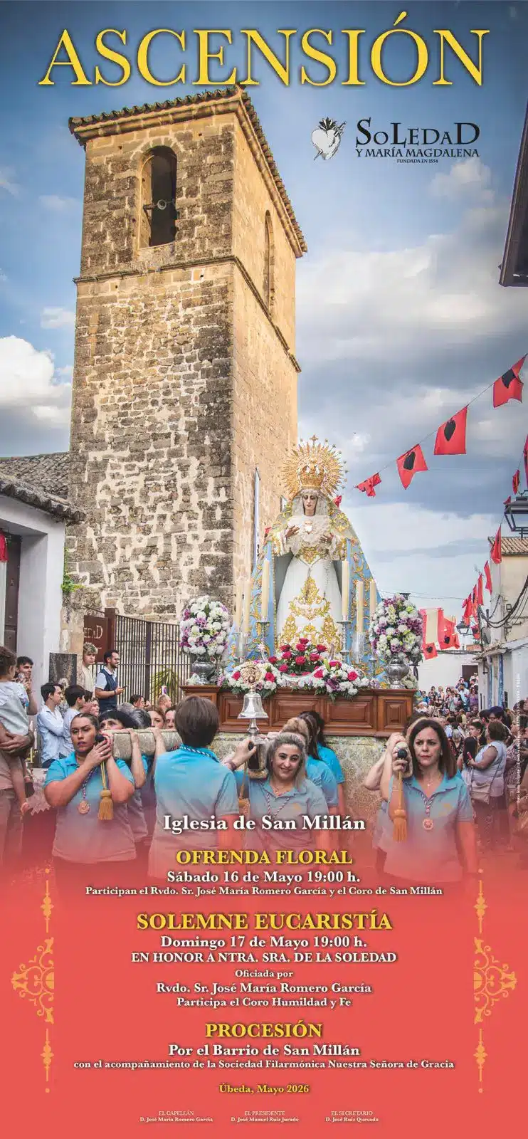 Ascensión 2026 - Cofradía de la Soledad y María Magdalena
