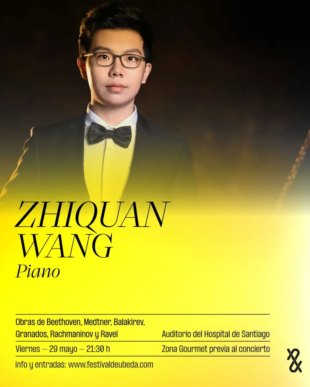 Festival Internacional de Música y Danza 'Ciudad de Úbeda' - Recital de Piano - ZHIQUAN WANG