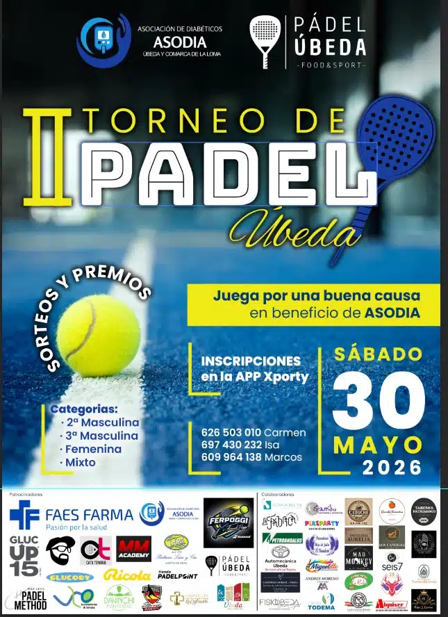 II Torneo de Pádel Úbeda En Beneficio de ASODIA