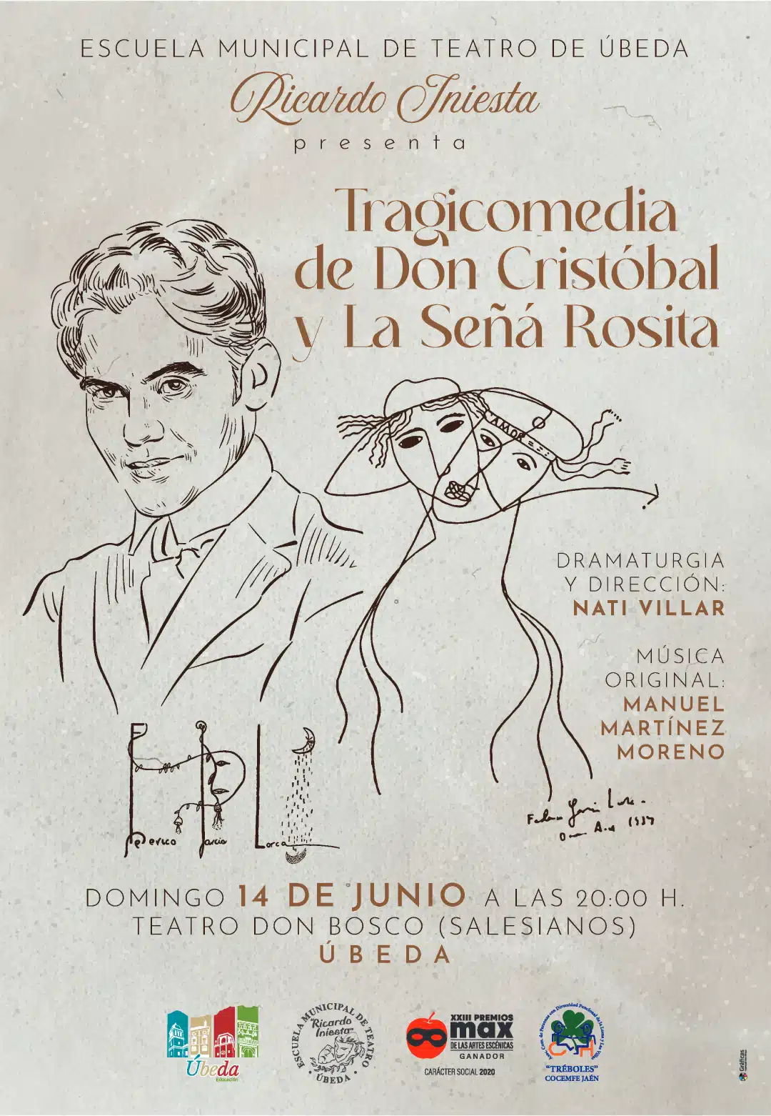 Tragicomedia de Don Cristóbal y La Señá Rosita Escuela Municipal de Teatro de Úbeda "Ricardo Iniesta"