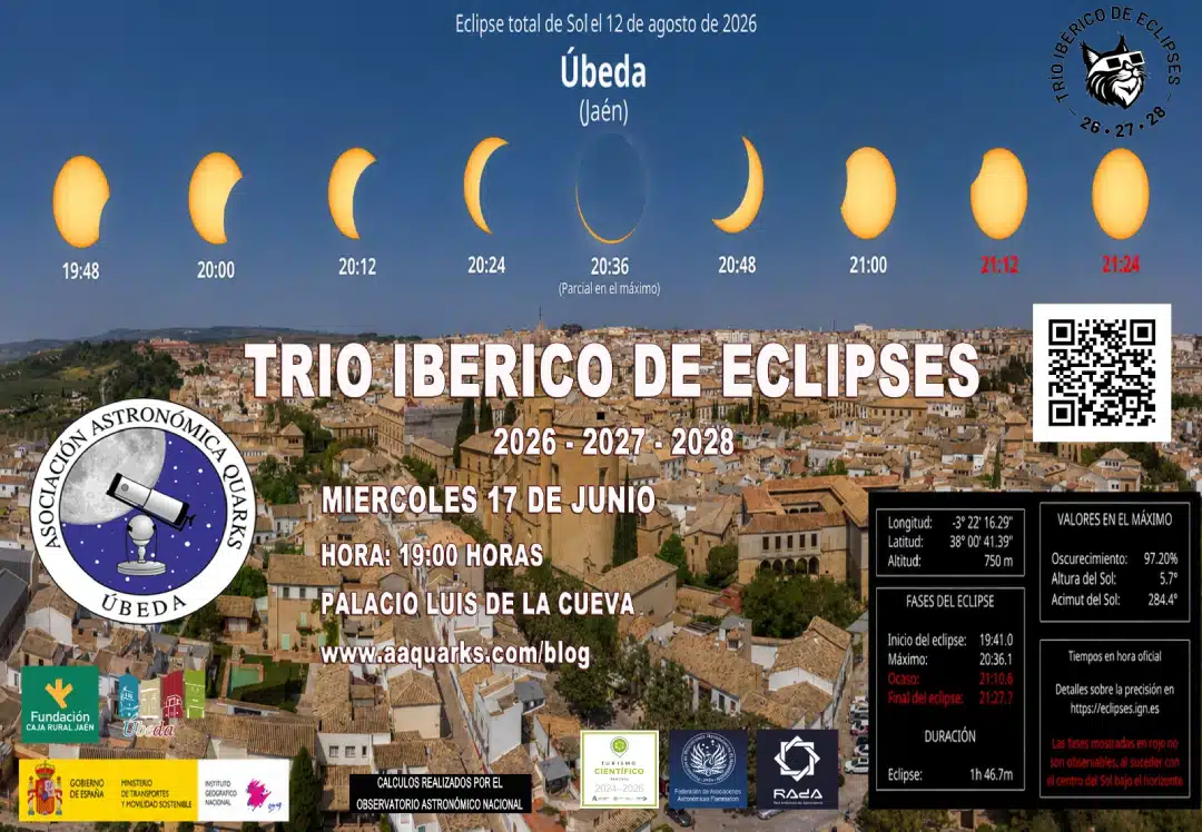 Trío Ibérico de Eclipses 2026 - 2027 - 2028