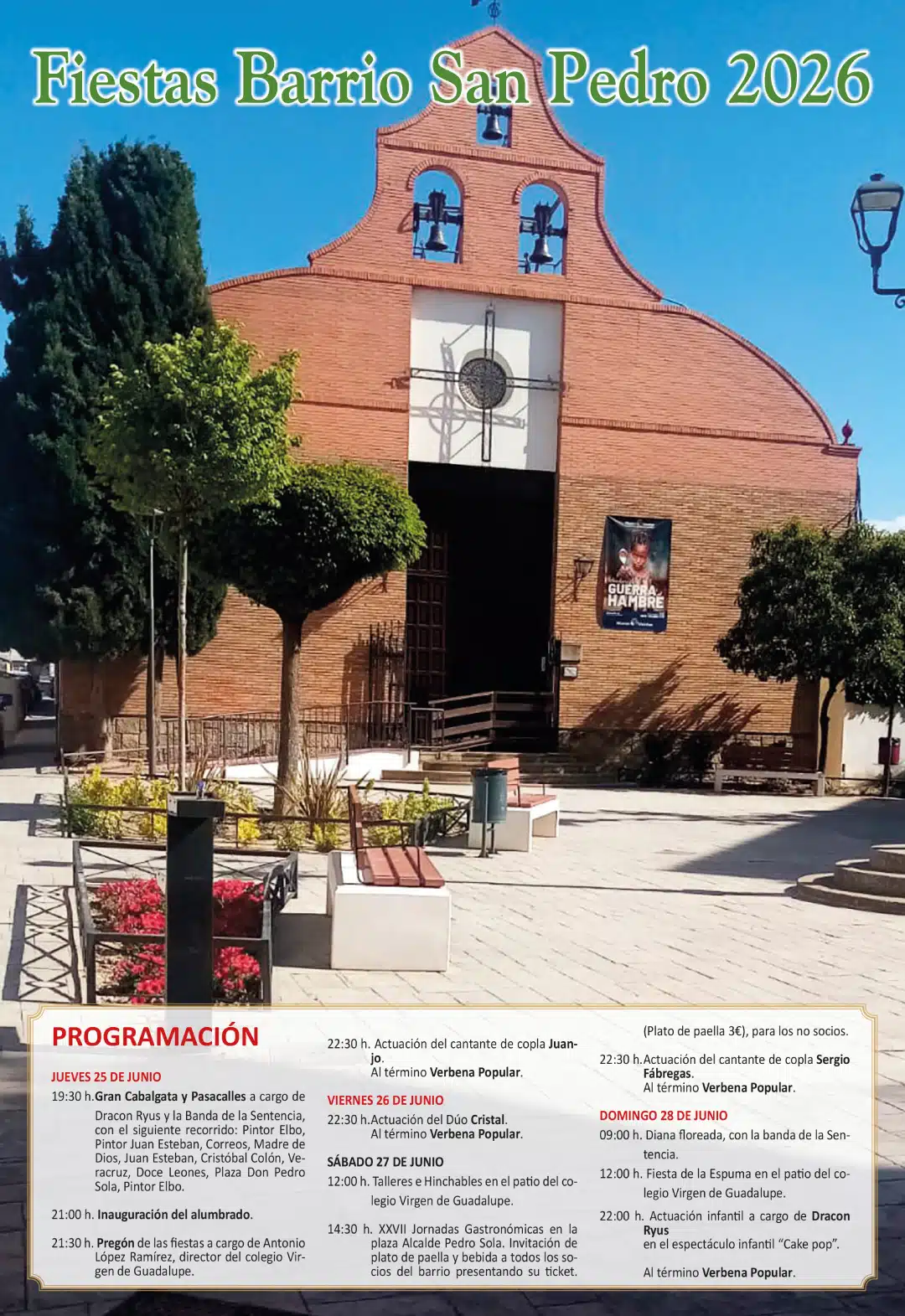Fiestas Barrio San Pedro 2026 Úbeda