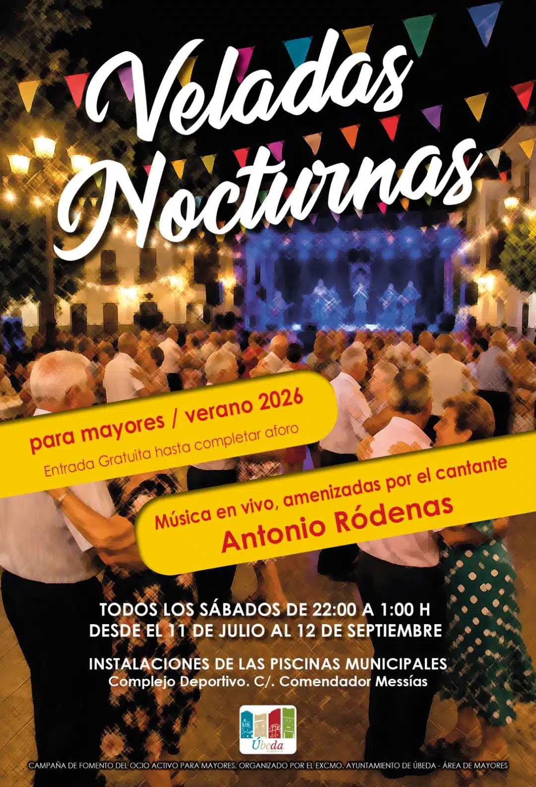 Veladas Nocturnas para Mayores Verano 2026