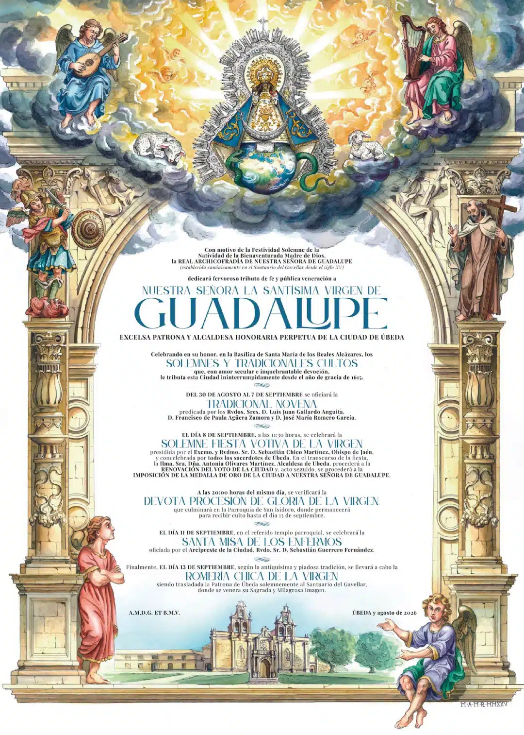 Solemnes y Tradicionales Cultos en honor a Nuestra Señora la Santísima Virgen de Guadalupe
e Imposición de la Medalla de Oro de la Ciudad 2