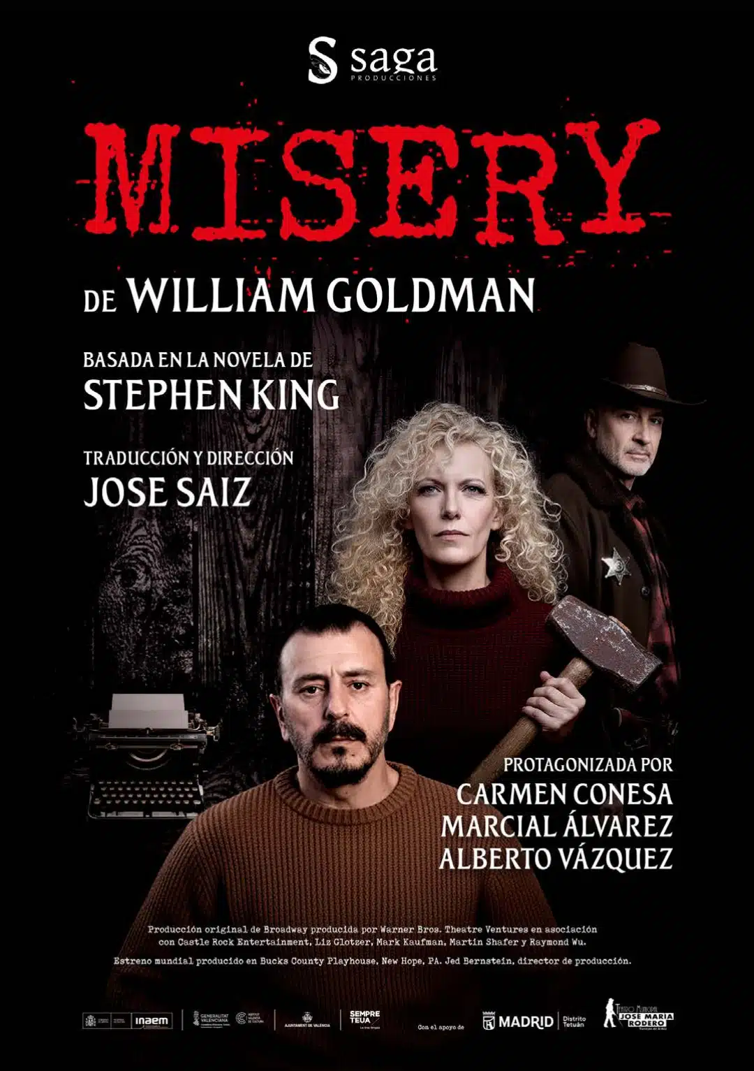 MISERY De William Goldman - 32 Muestra Teatro de Otoño