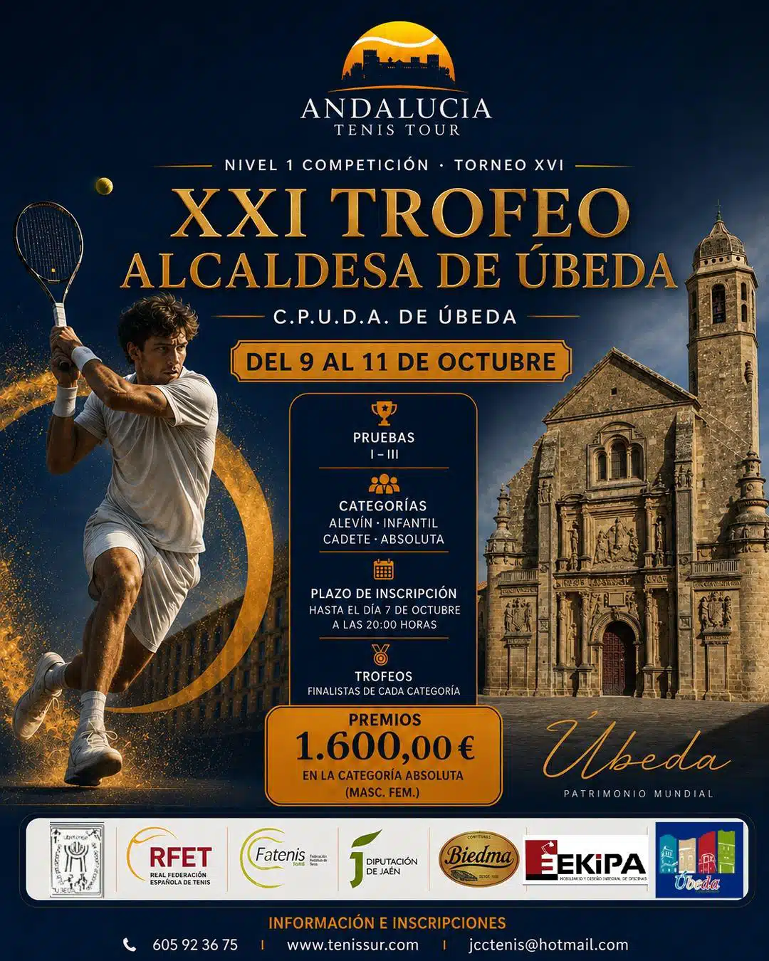 XXI Trofeo Alcaldesa de Úbeda Andalucía Tenis Tour