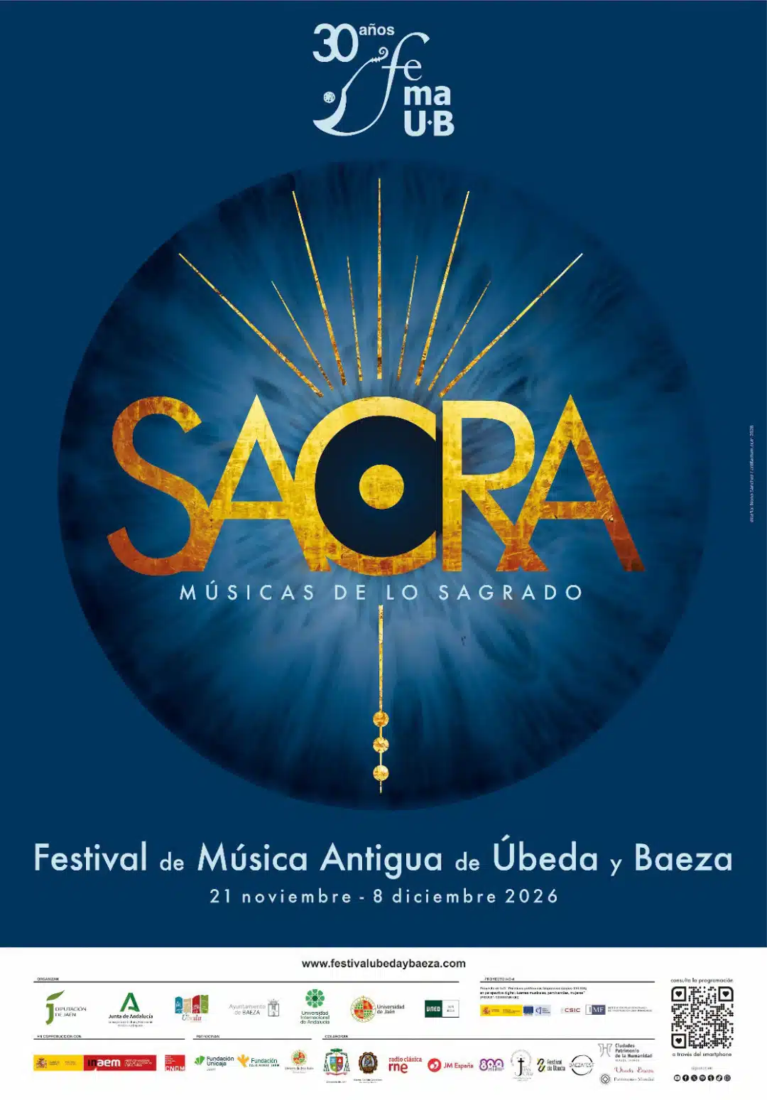 XXX Festival de Música Antigua de Úbeda y Baeza (FeMAUB) SACRA: Músicas de lo Sagrado